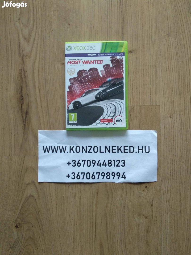 Need for Speed Most Wanted 2012 Xbox 360 játék