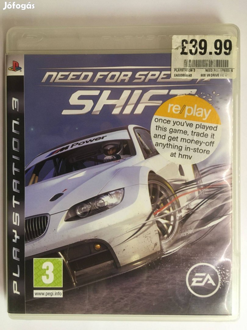 Need for Speed Shift Playstation 3 Ps3 játék