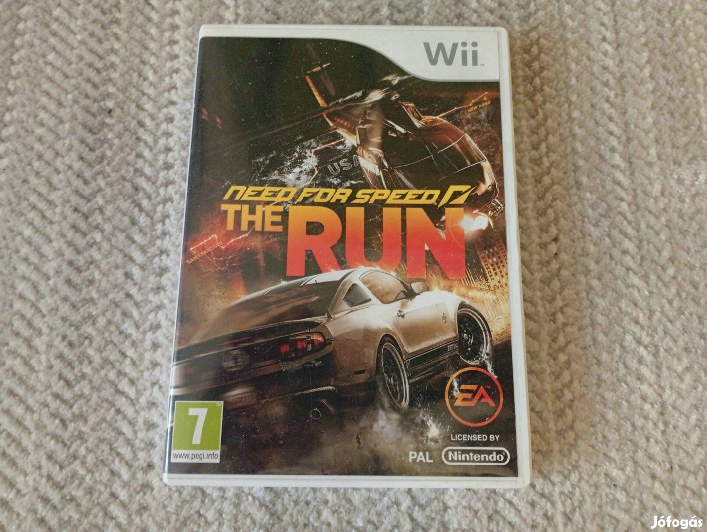Need for Speed The Run eredeti Nintendo Wii játék