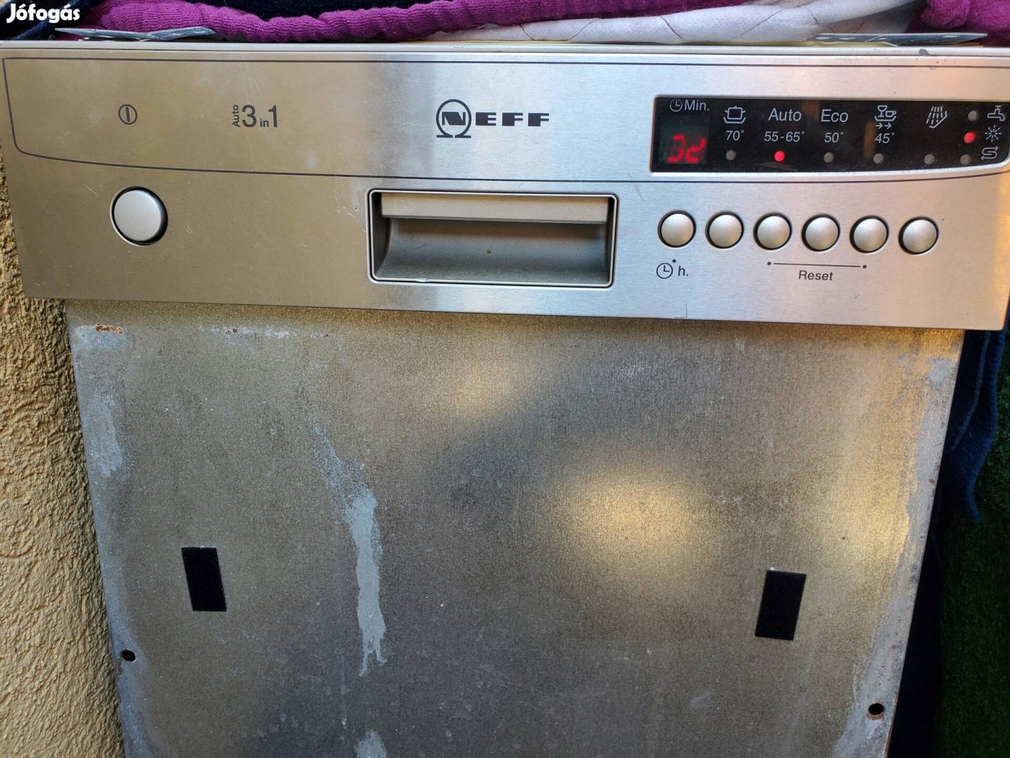 Neff Siemens 8 terítékes inox mosogatógép beépítős