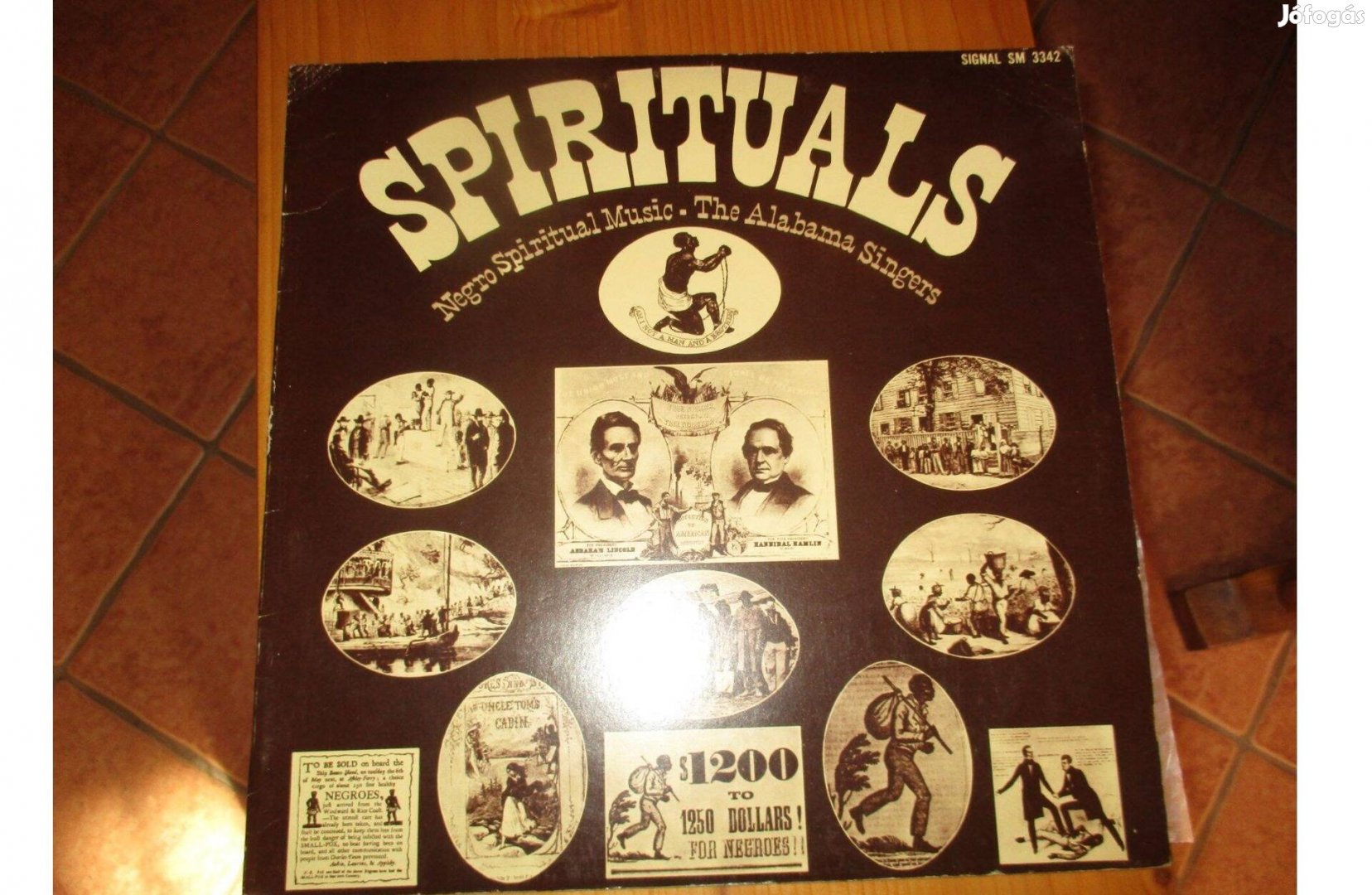 Negro Spirituals The alabama singers bakelit hanglemez eladó