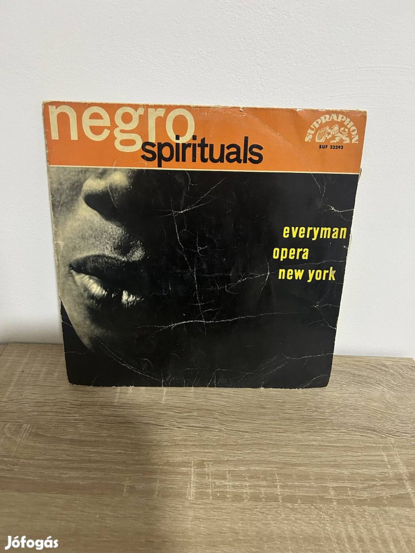 Negro Spirituals bakelit lemez