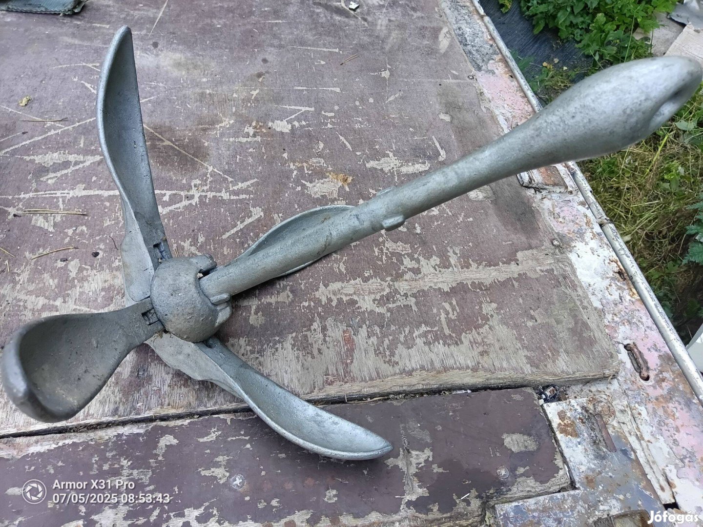 Négykapás horgony vasmacska 8kg