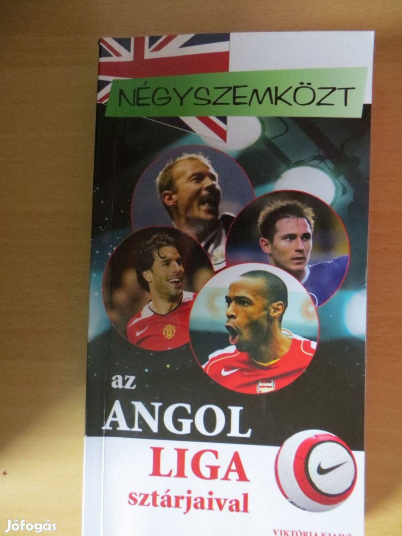 Négyszemközt az Angol Liga szárjaival foci, futball könyv