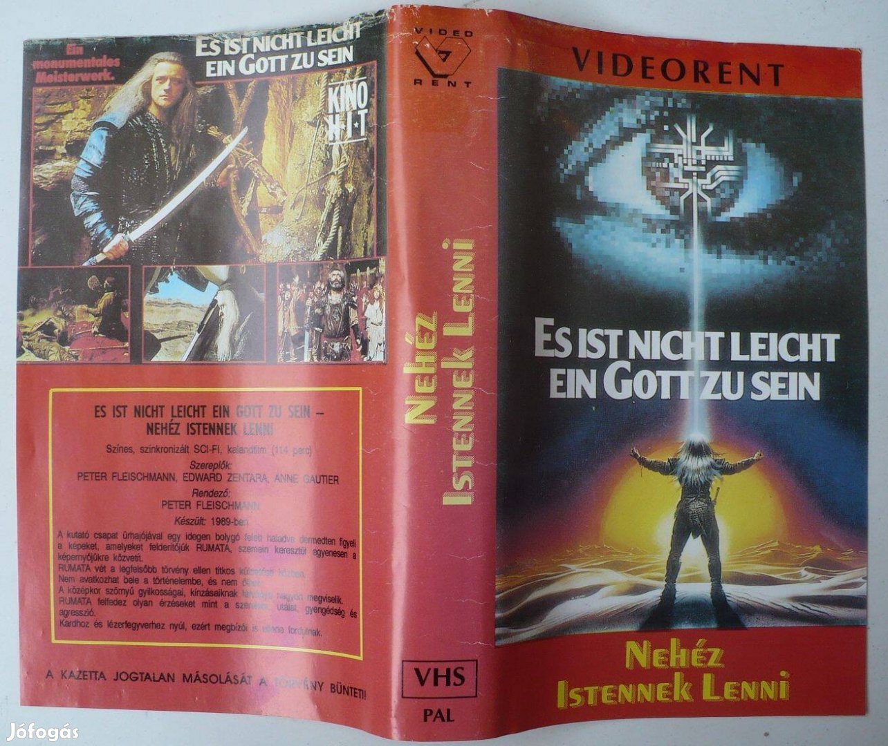Nehéz Istennek lenni (szinkronizált VHS-ritkaság, Videorent)