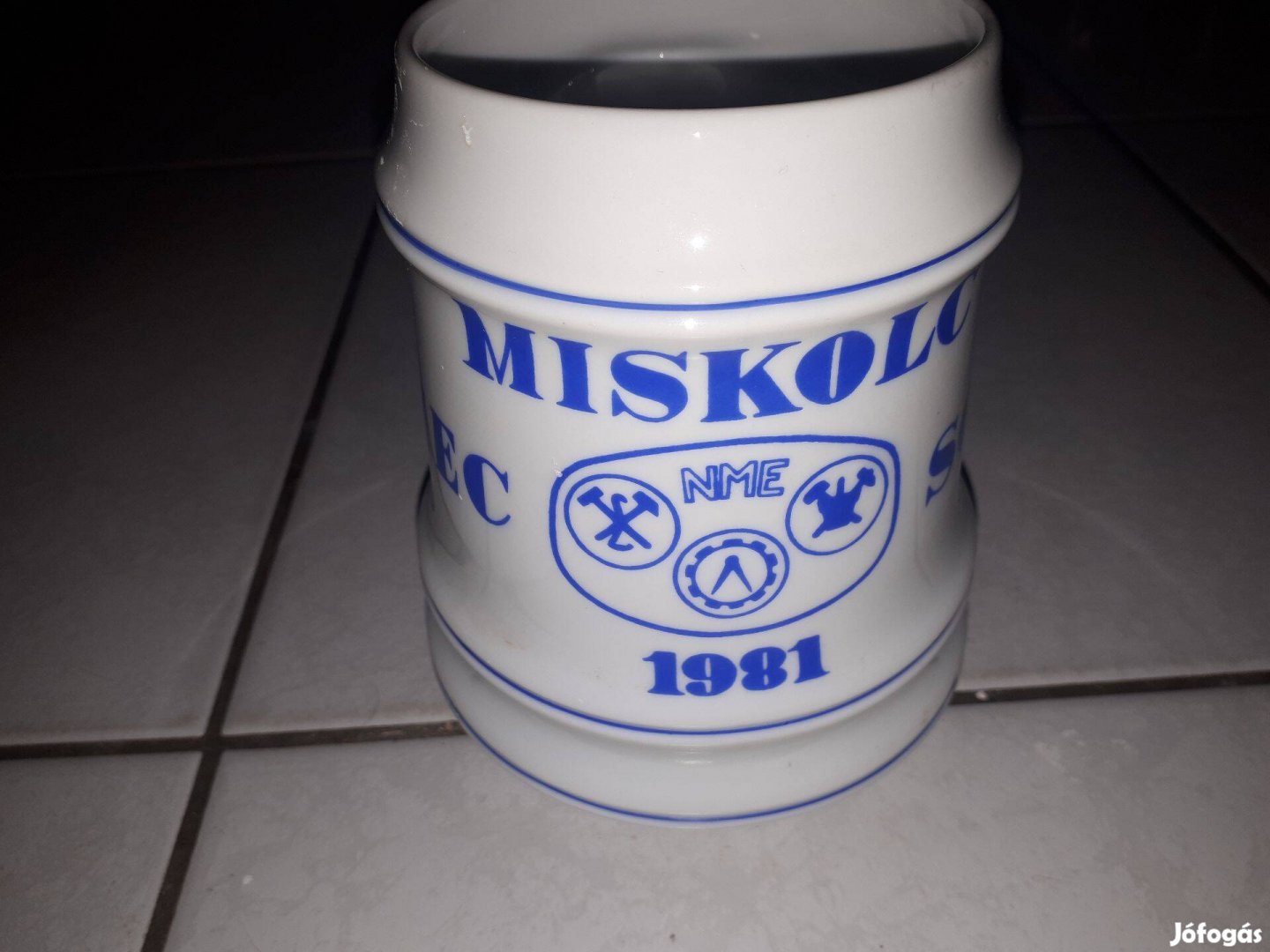 Nehézipari Műszaki Egyetem Miskolc Sopron Selmec vitrin korsó 1981