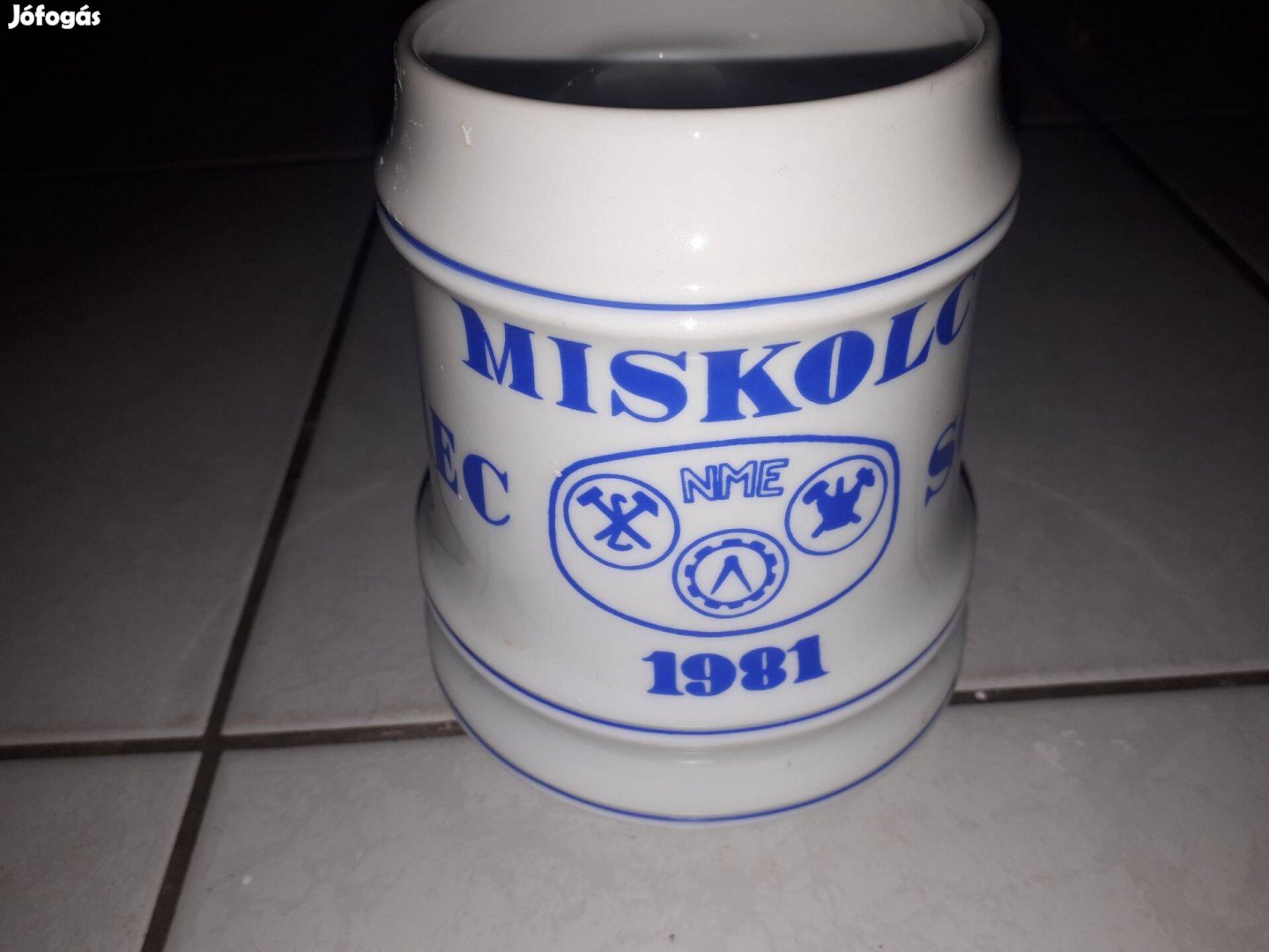 Nehézipari Műszaki Egyetem Miskolc Sopron Selmec vitrin korsó 1981