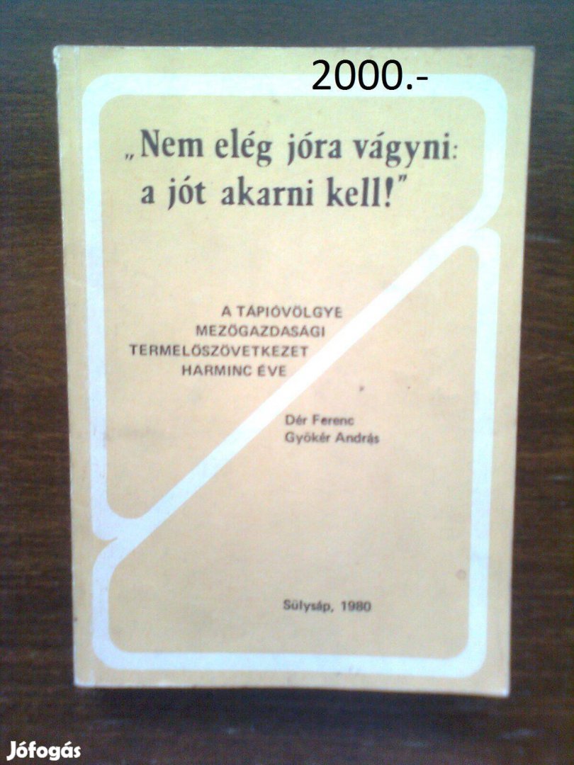 Nem elég jóra vágyni: a jót akarni kell!