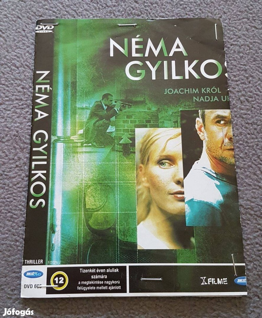 Néma gyilkos dvd (papírtasakos, bontatlan)