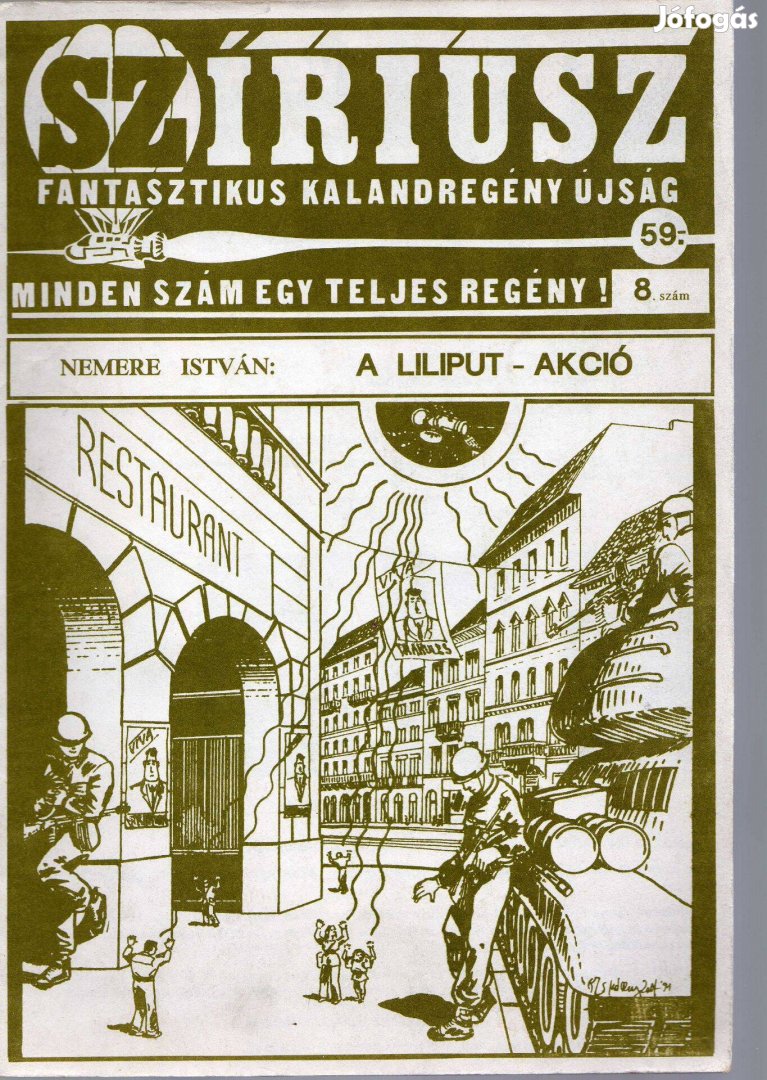 Nemere István: A Liliput-akció - Ritka füzetes regény