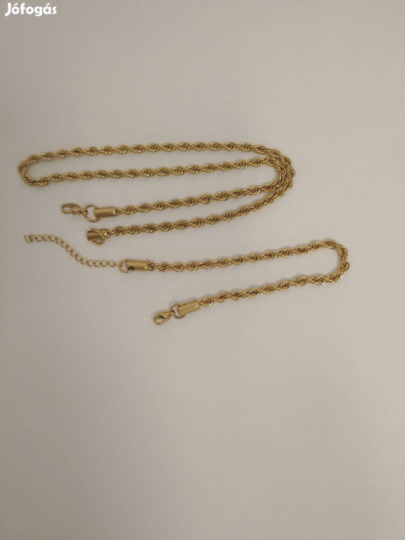 Nemesacél ékszer szett