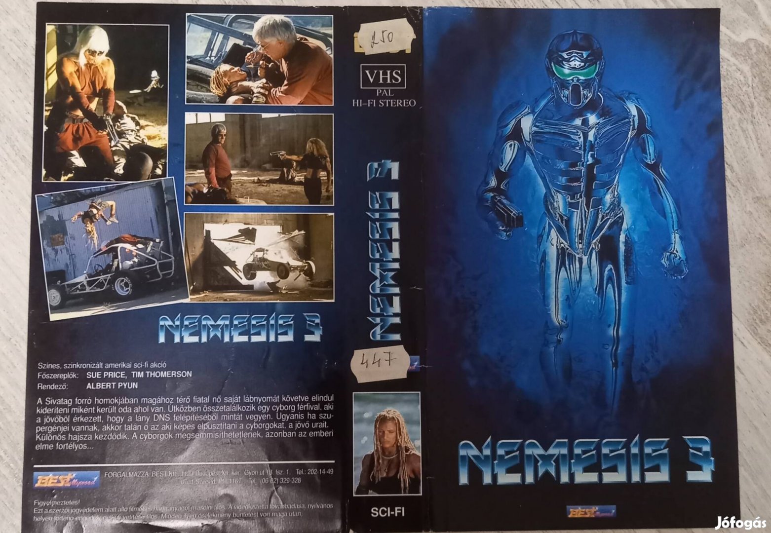 Nemesis 3 - sci- fi vhs - Albert Pyun