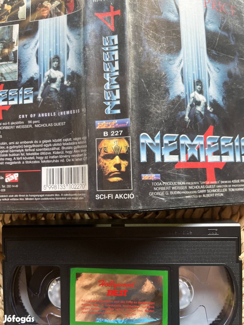 Nemesis 4 vhs kazetta