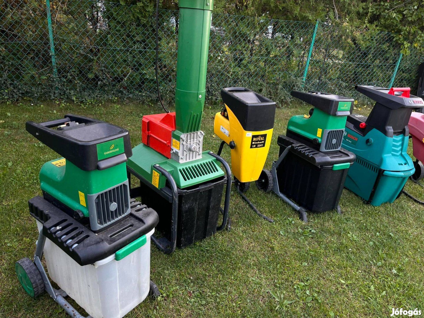 Német Behúzóhengeres Csendes Hengerkéses Ágdaráló Ágaprító eladó