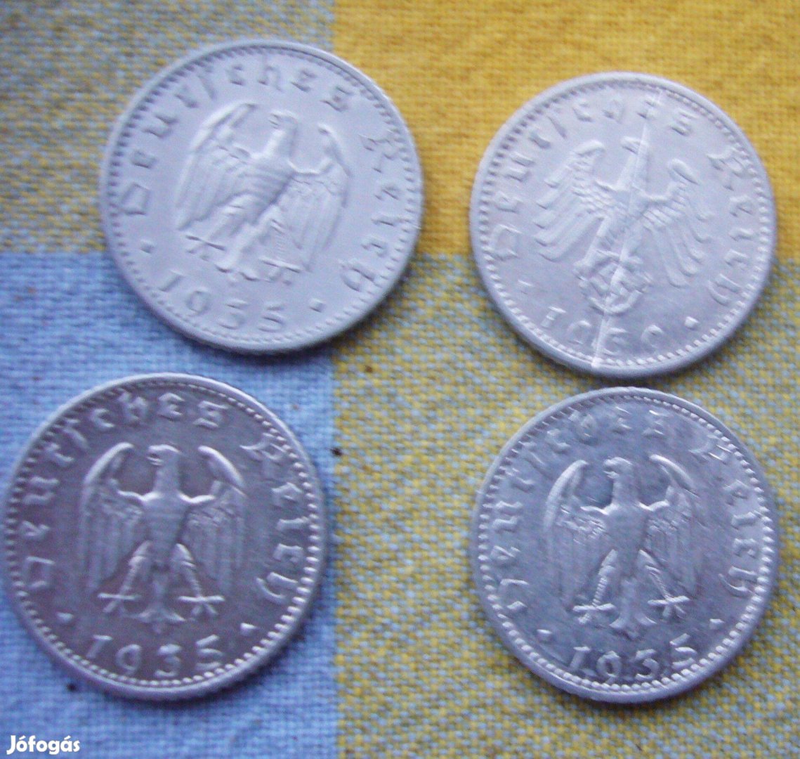 Német Birodalom 50 Pfennig savasztikával aUNC