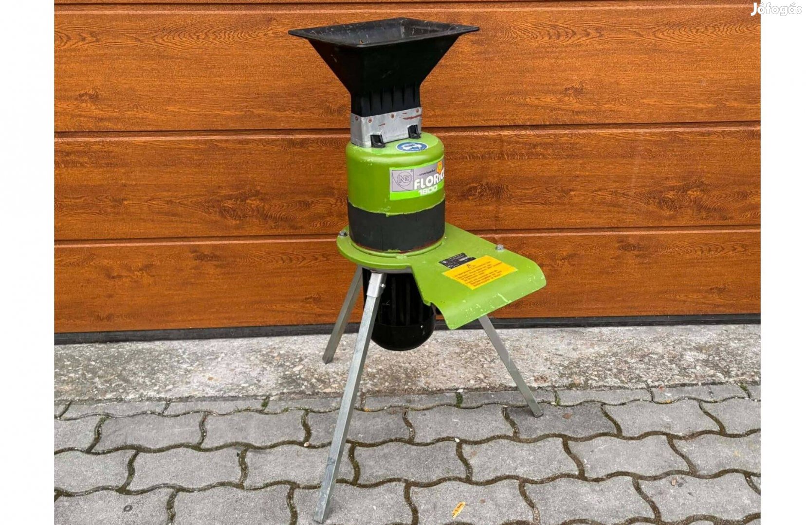 Német Florica Fémházas 1800W Ágdaráló Ágaprító Gallydaráló