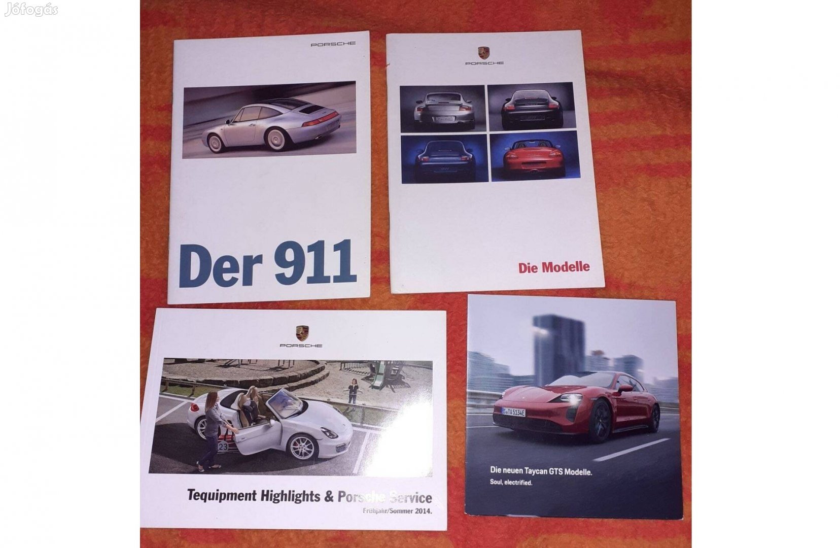 Német Porsche prospektusok - többféle