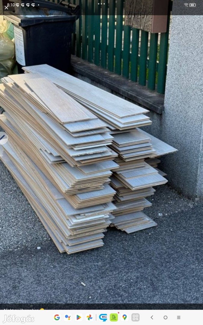 Német Szürke Színű Laminált Parketta Eladó 
