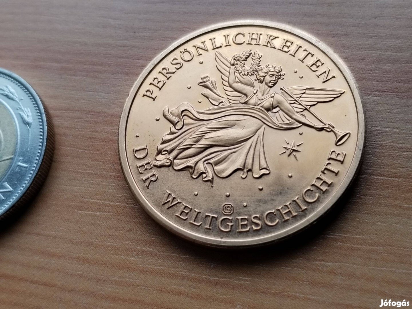 Német aranyozott emlékérem Gorbacsov