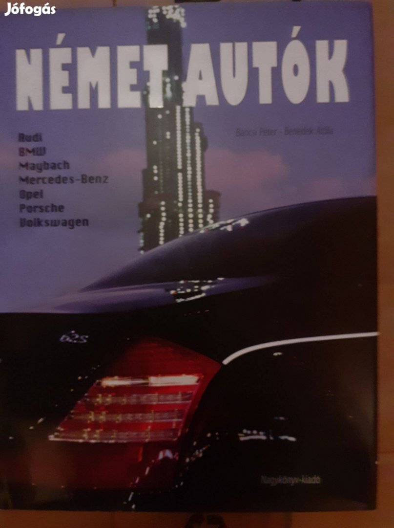 Német autók színes album, új!