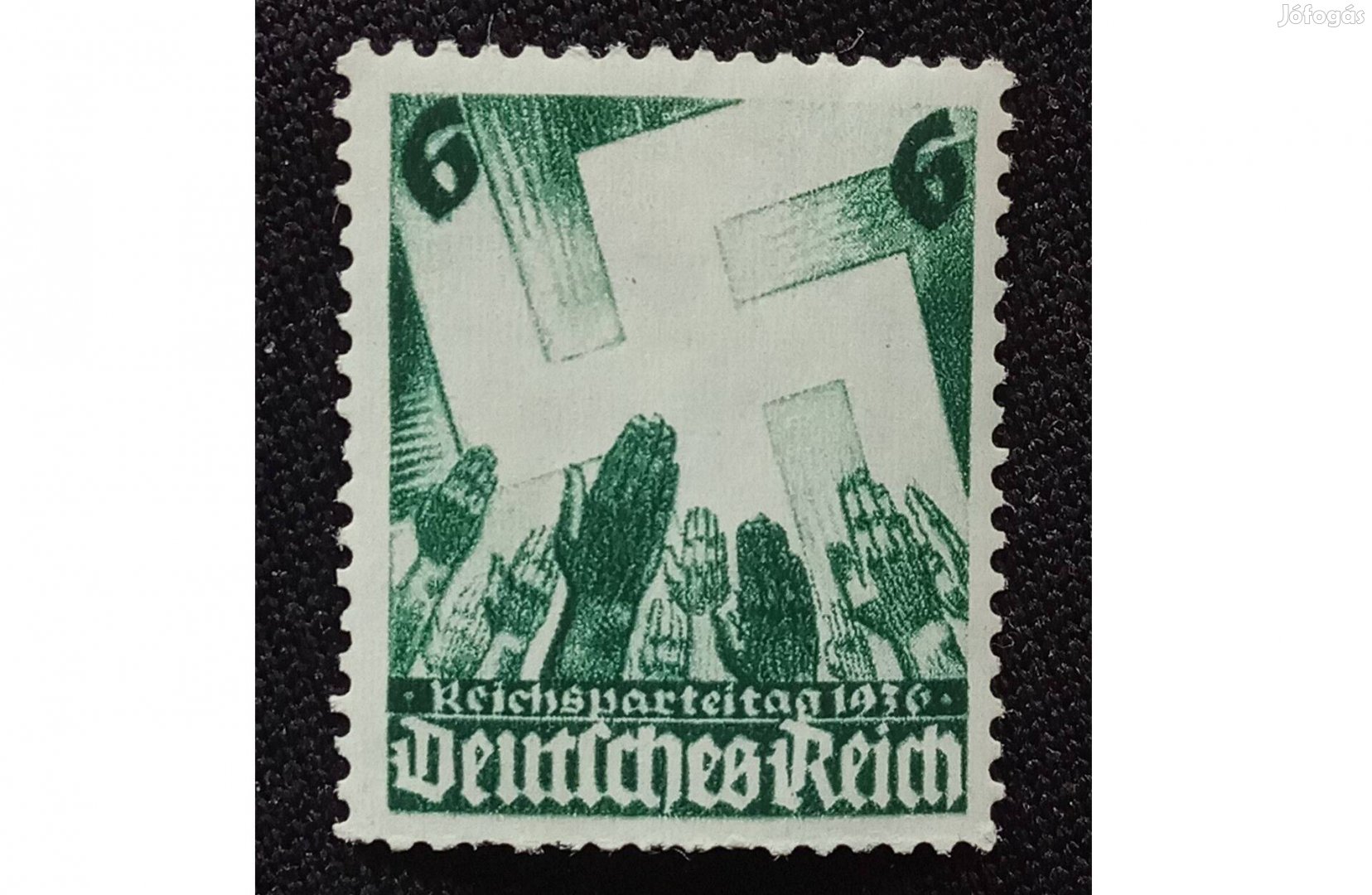 Német bélyeg 1936 Party Rally Mi.632 Német Birodalom postatiszta