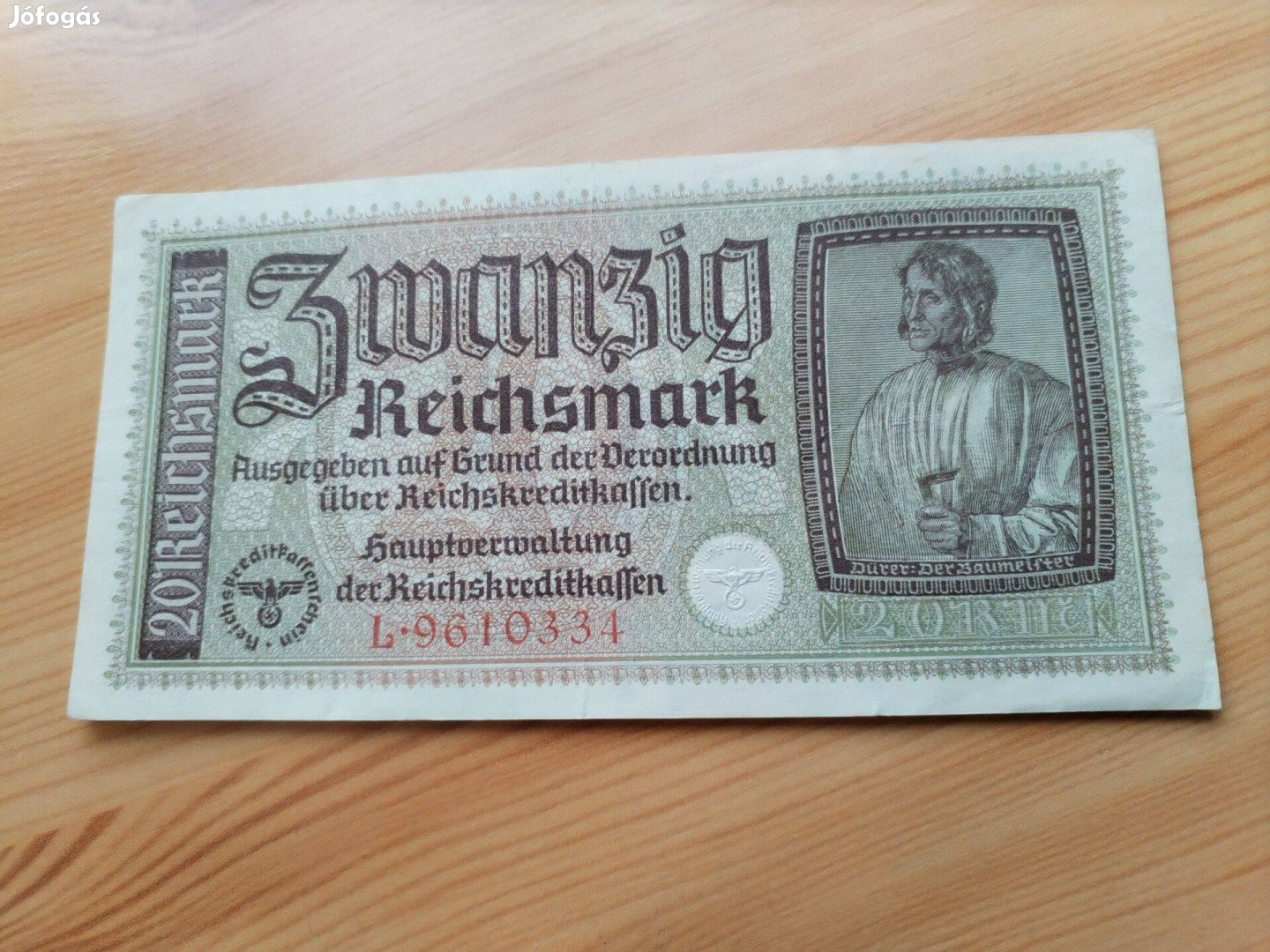 Német birodalmi 20 Reichsmark 1940-es kiadás