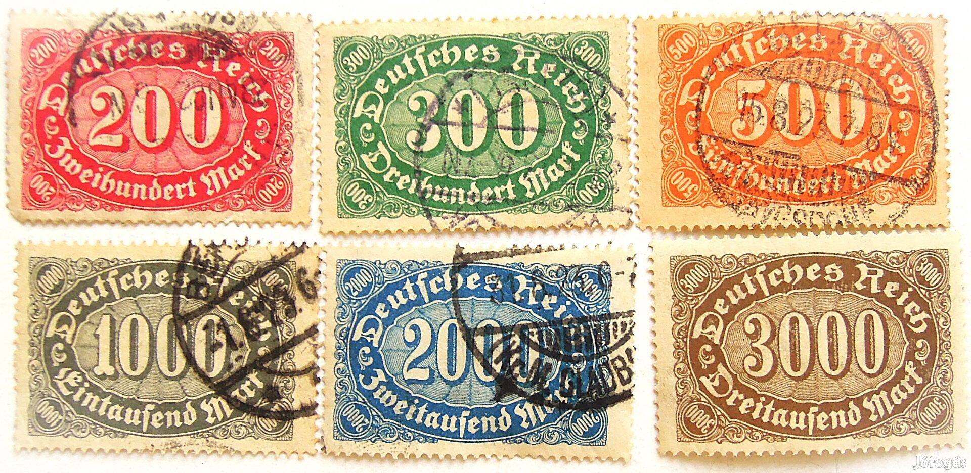 Német birodalom bélyeg csomag No 3