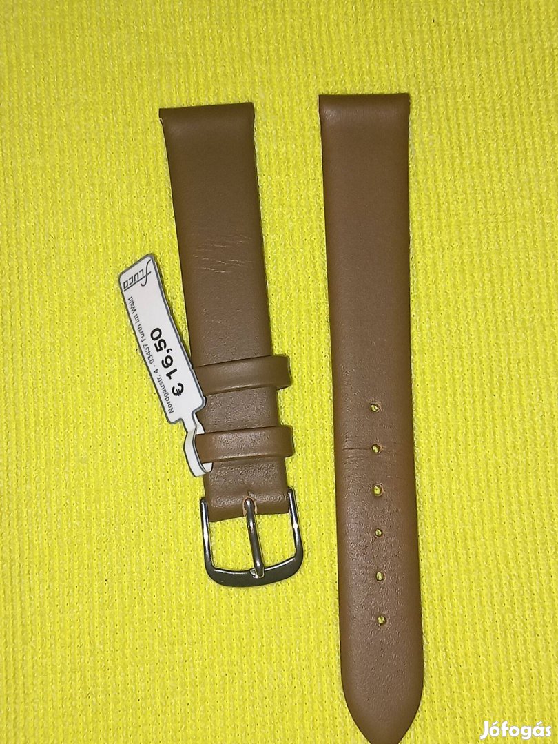 Német gyártású bőr óraszíj (16 mm)