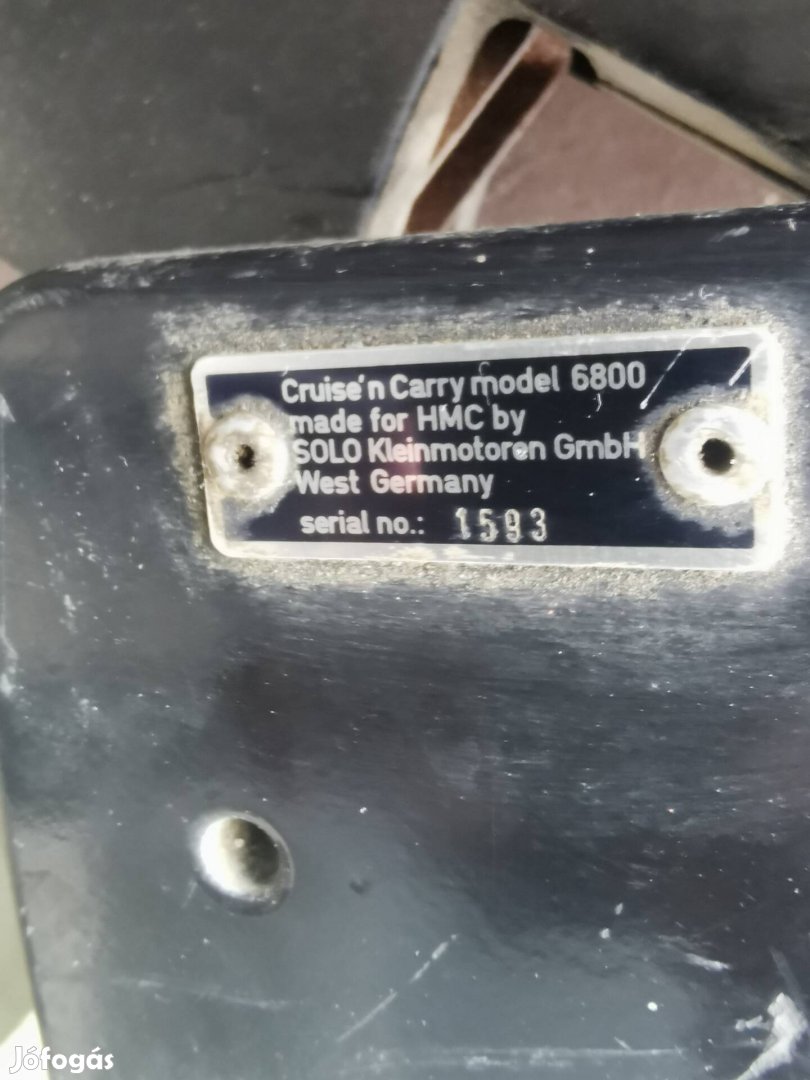 Német gyártmányú csónakmotor 
