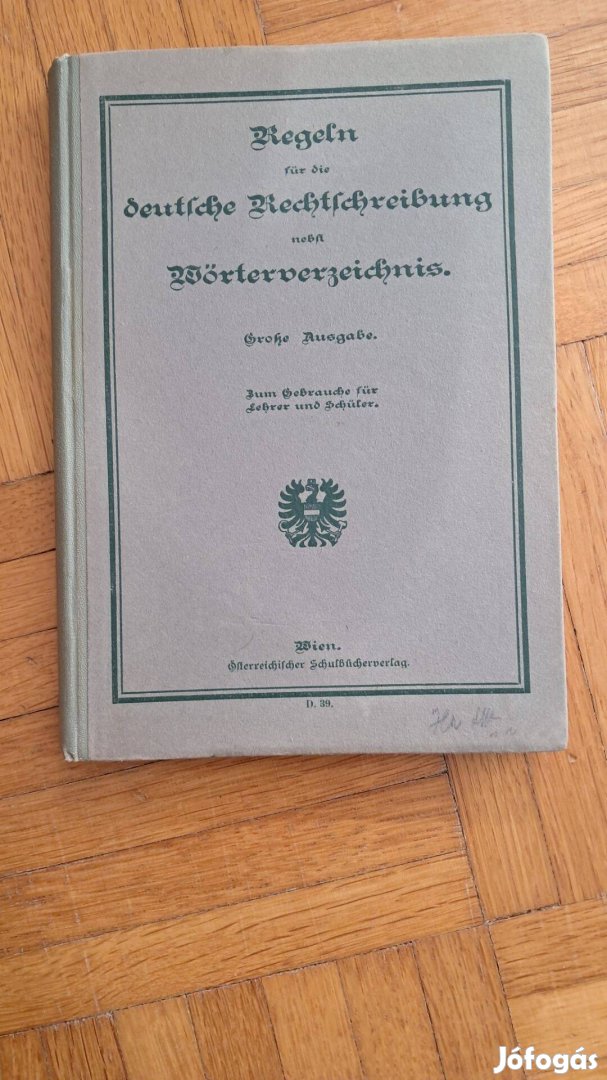 Német helyesírási szabályok szójegyzékkel, német könyv