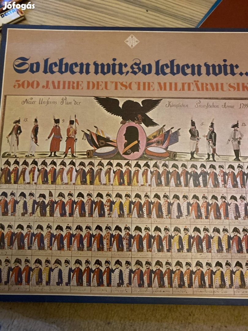Német katonai indulók 500 év bakelit lemezek 
