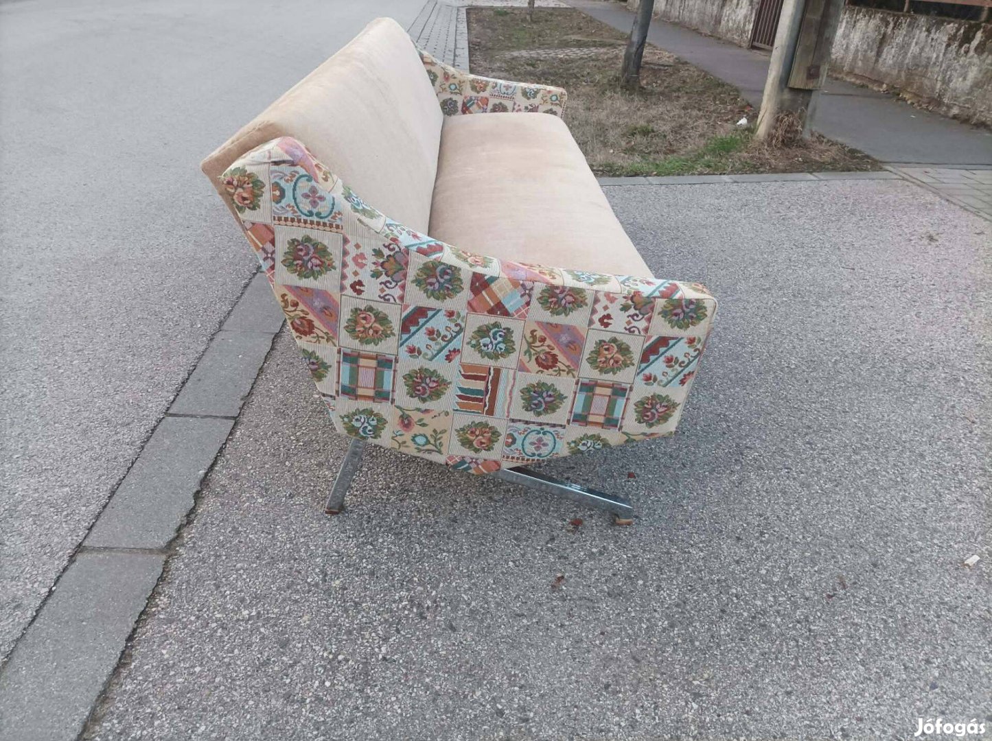 Német krómozott kanapé 1960