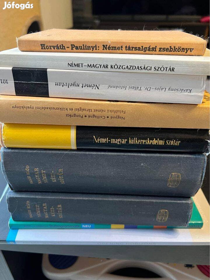 Német nyelvkönyvek, szótárak