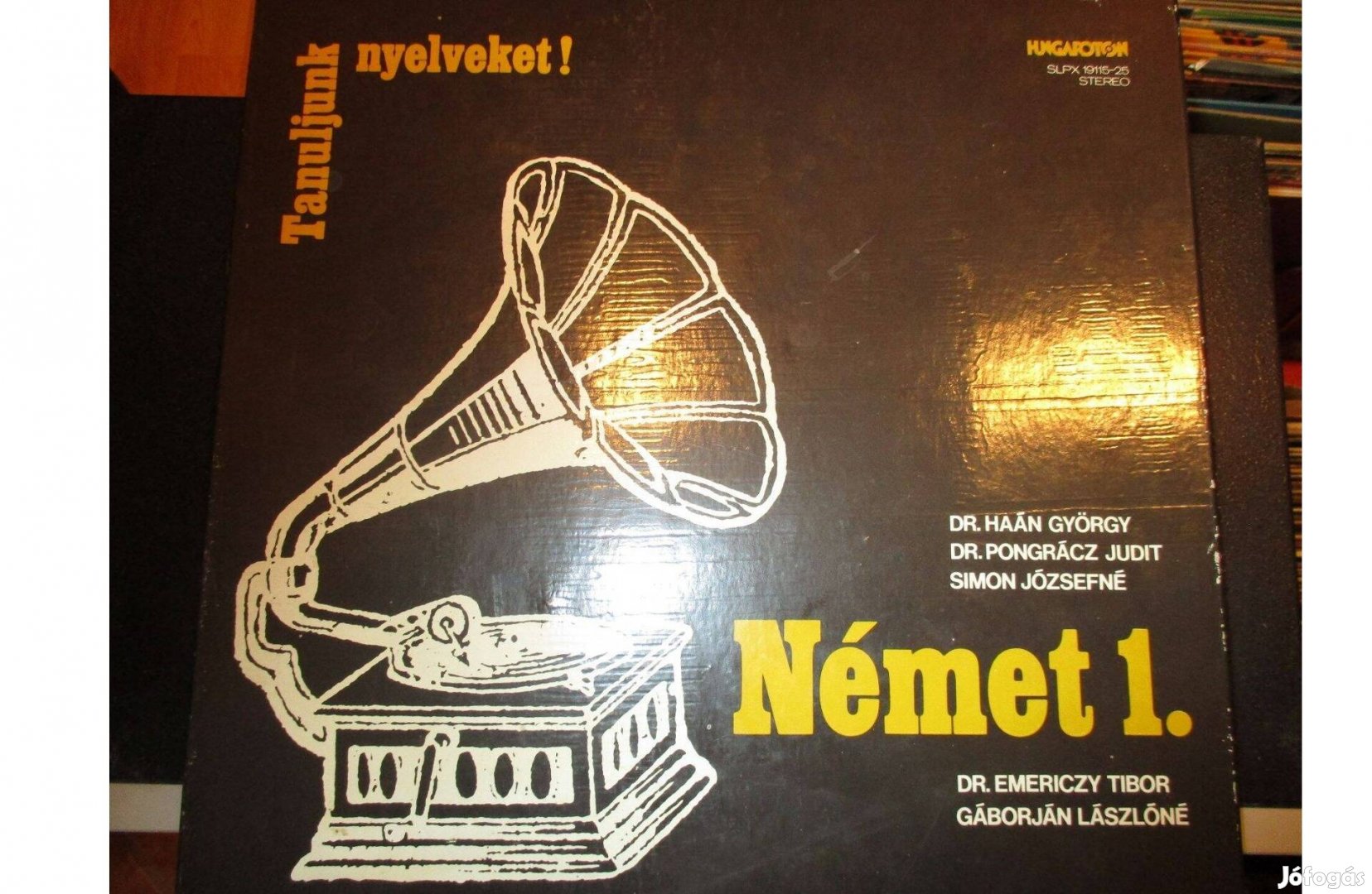Német nyelvlecke bakelit hanglemez eladó