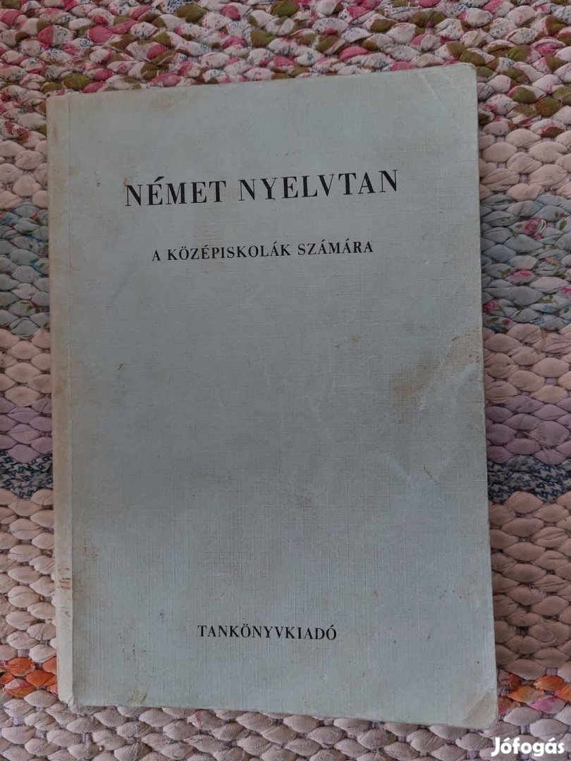 Német nyelvtan könyv