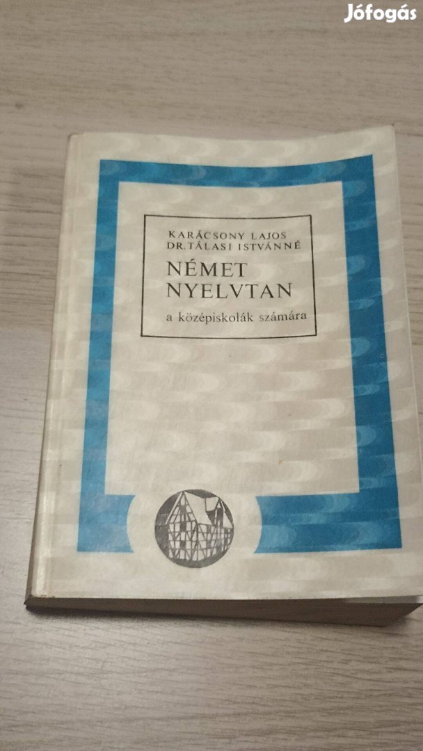 Német nyelvtan középiskolai könyv - megkímélt állapotban