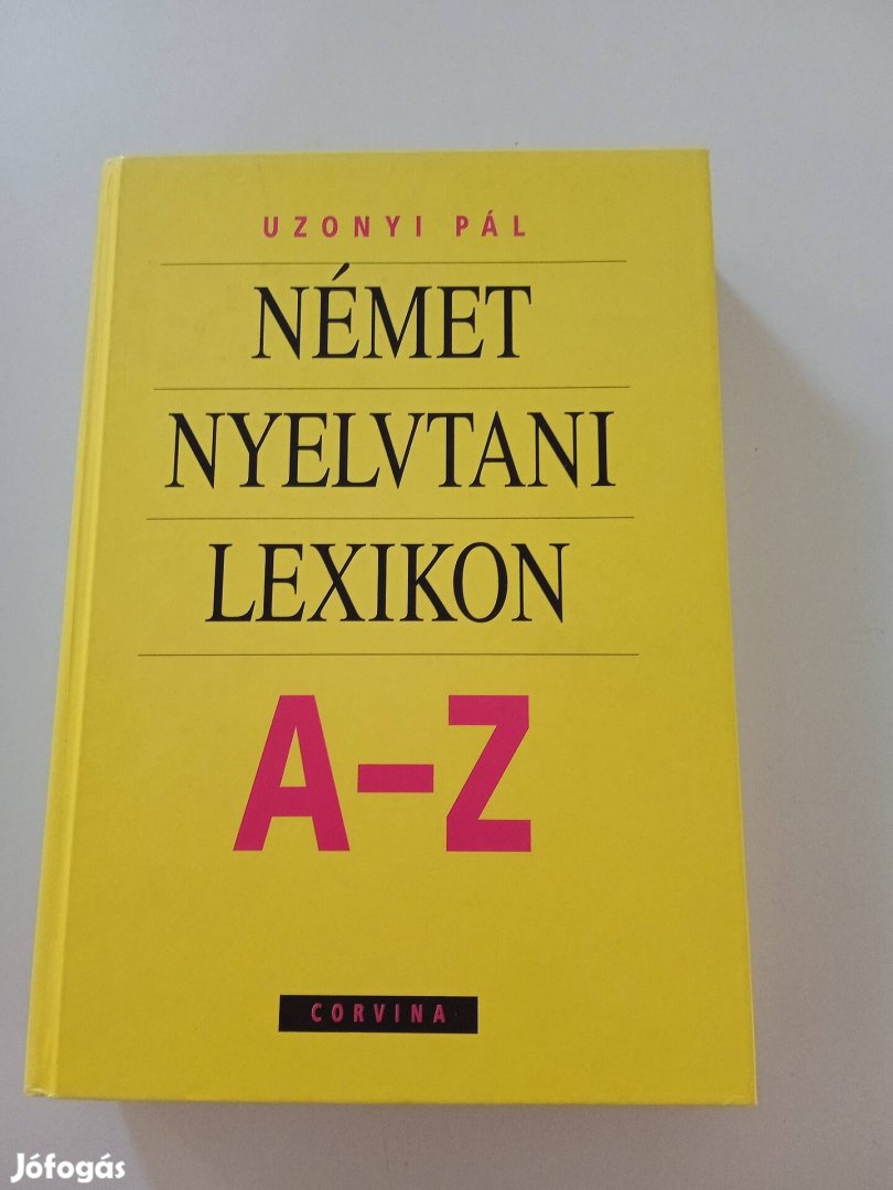 Német nyelvtani lexikon A-Z, Uzonyi Pál, Corvina