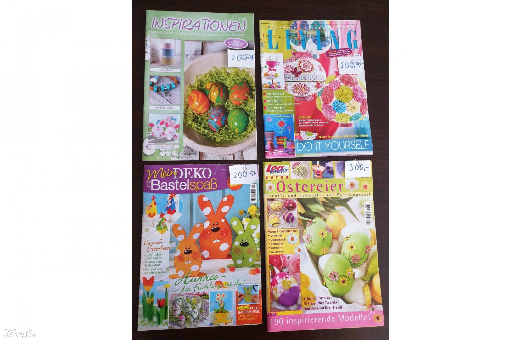 Német nyelvű barkácsújságok ill. könyvecske főként húsvéti