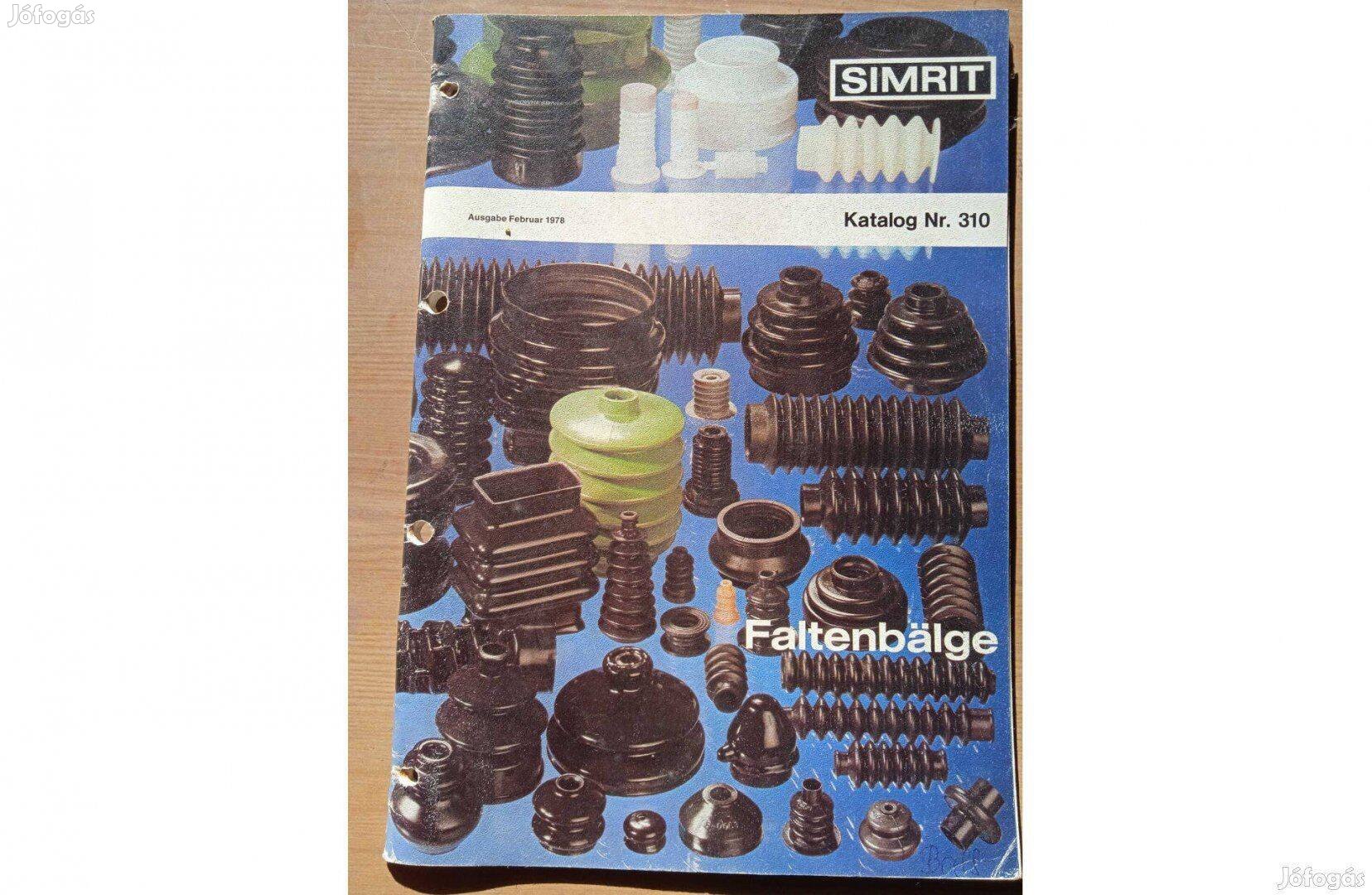 Német nyelvű gépészeti alkatrész katalógus