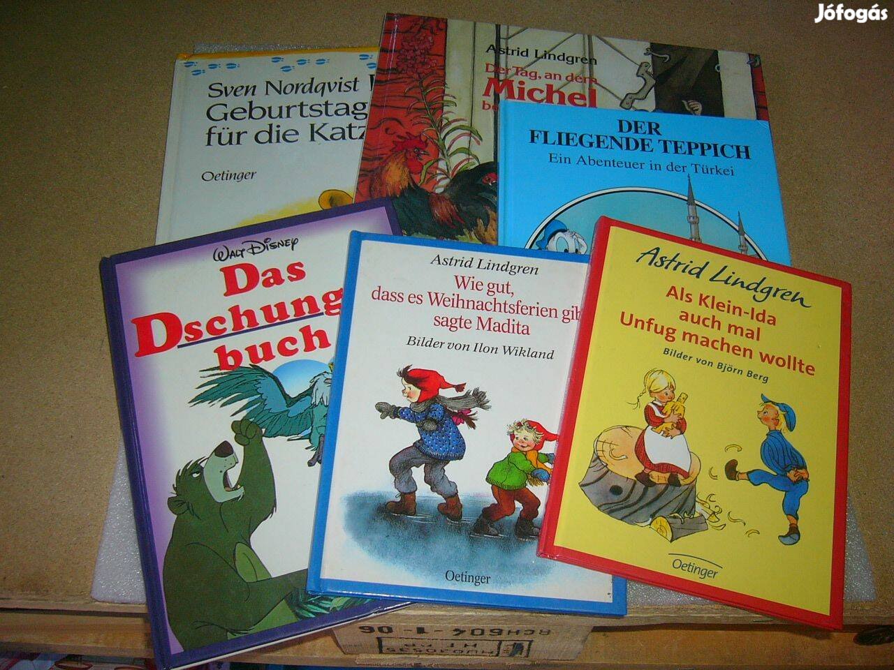 Német nyelvű mesekönyvek - Walt Disney, Astris Lindgren, Sven Nordqvis