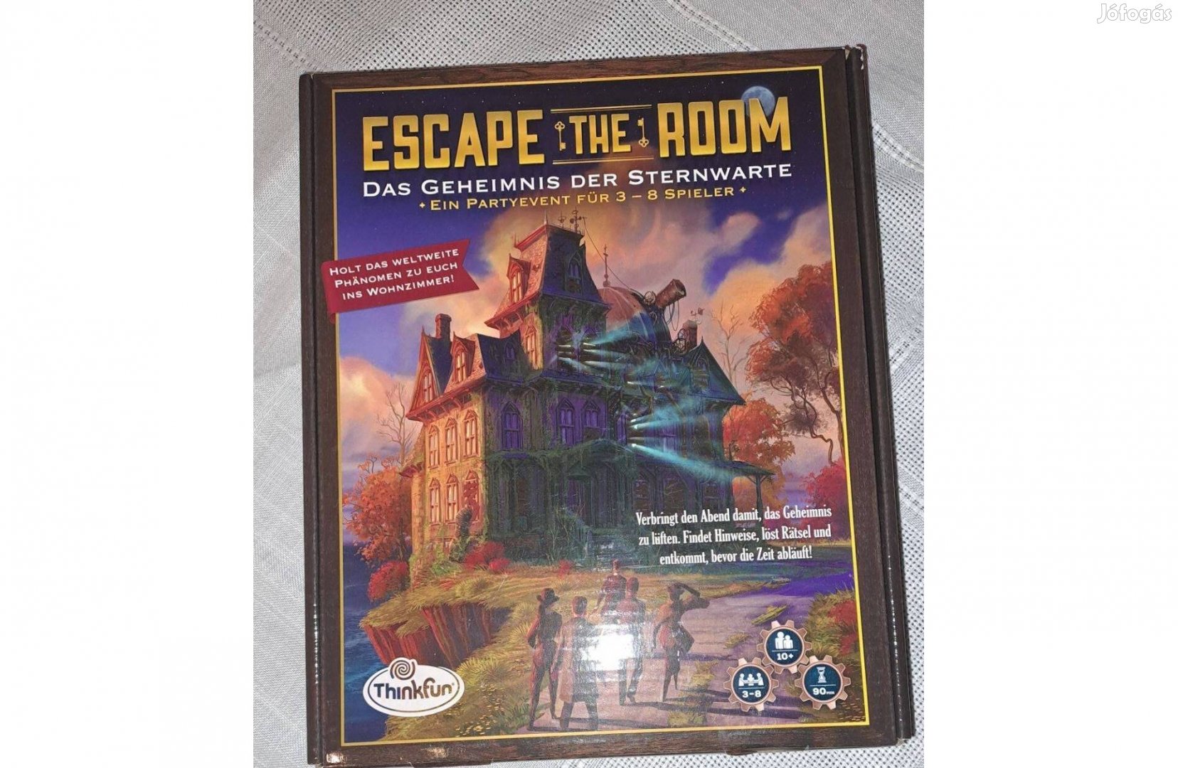 Német nyelvű szabaduló szoba társasjáték: "Escape the room das Geheimn