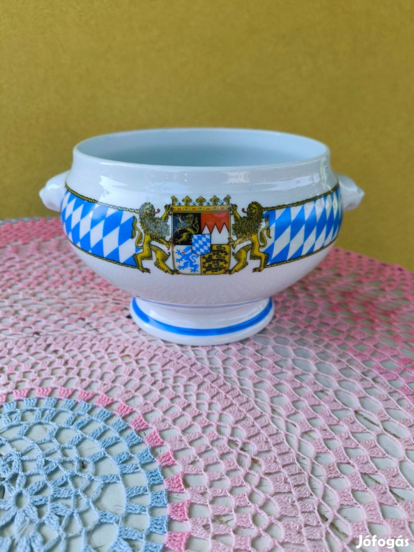 Német porcelán, Bavaria címeres tál,asztalközép kínáló eladó!