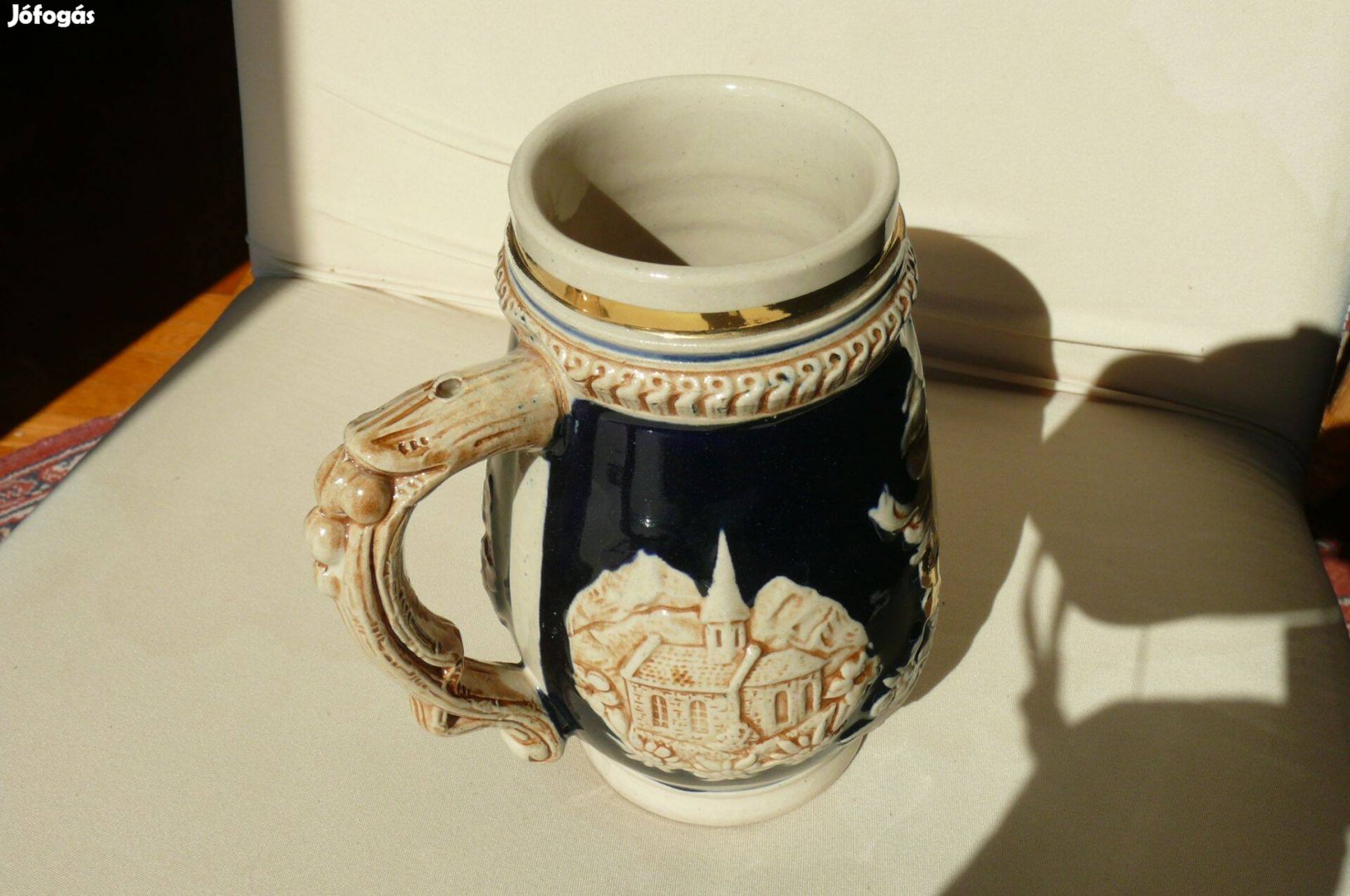 Német porcelán korsó