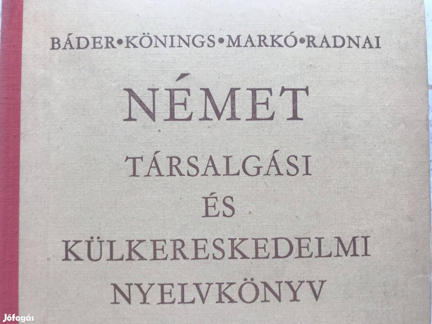 Német társalgási és külkereskedelmi nyelvkönyv