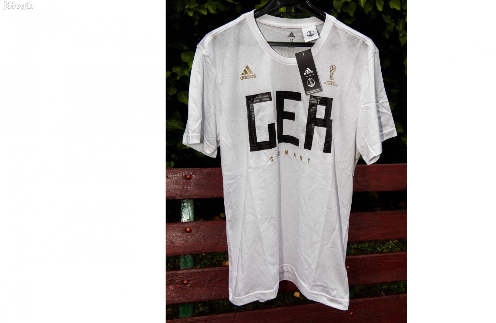 Német válogatott eredeti adidas 2018-as VB póló (M, XL)