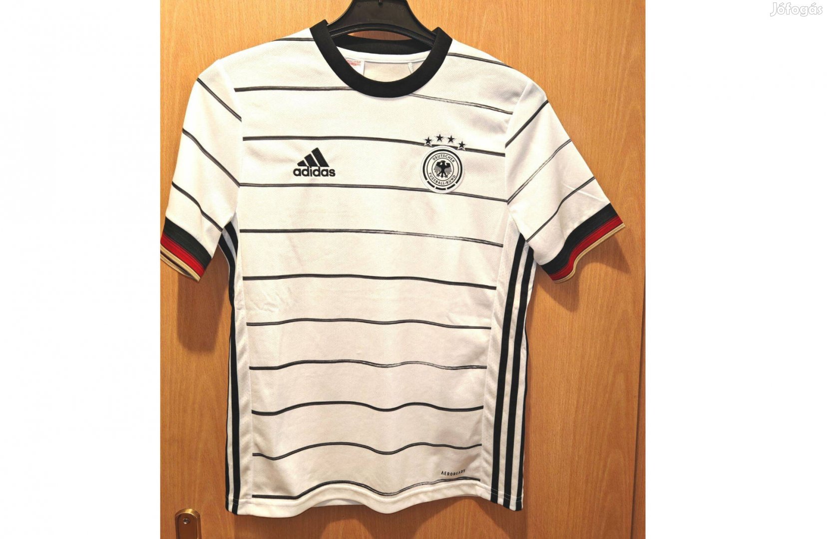 Német válogatott eredeti adidas 2019-20-as fehér gyerek mez