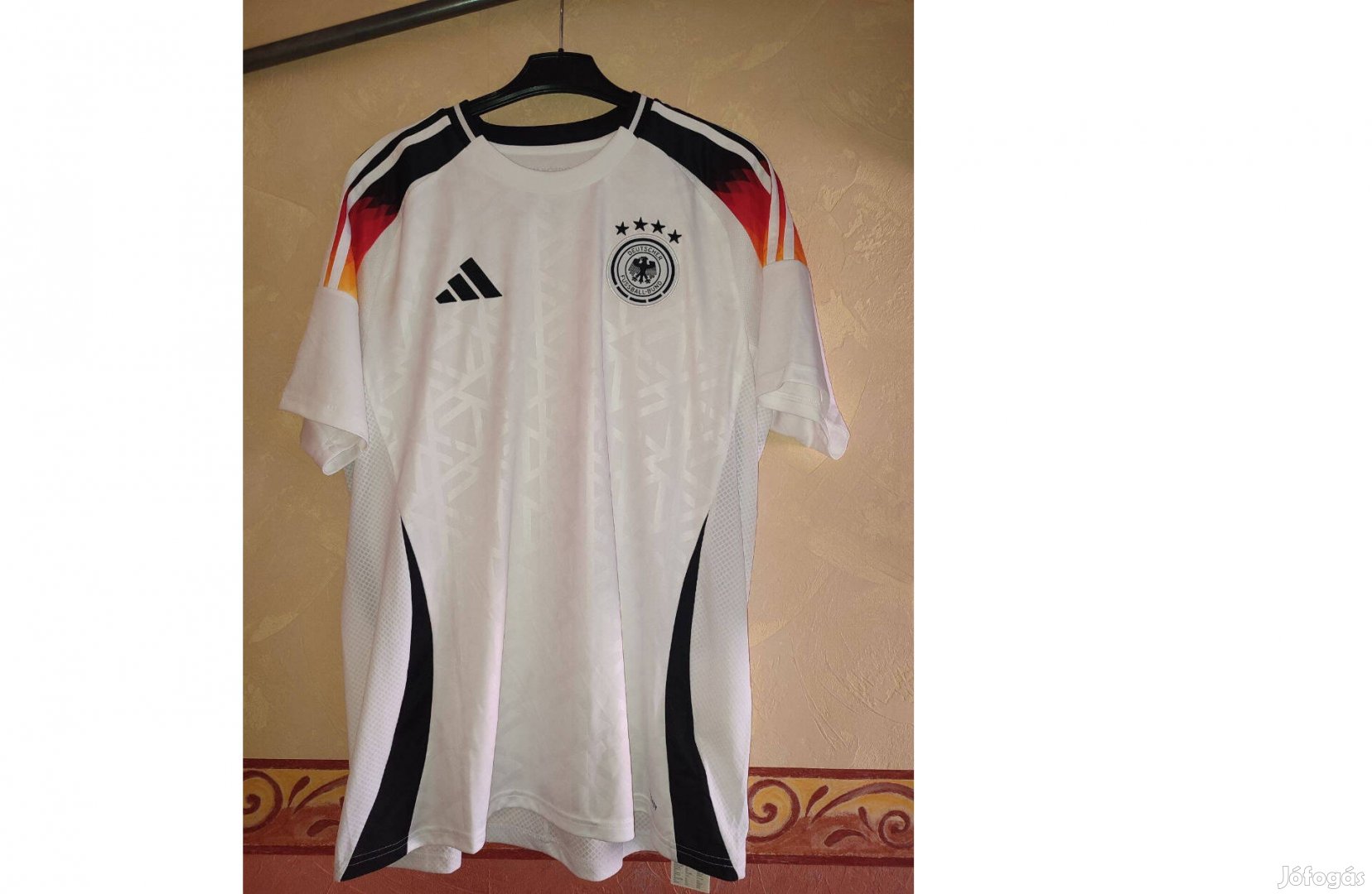 Német válogatott eredeti adidas EURO2024 fehér mez (S, XL)
