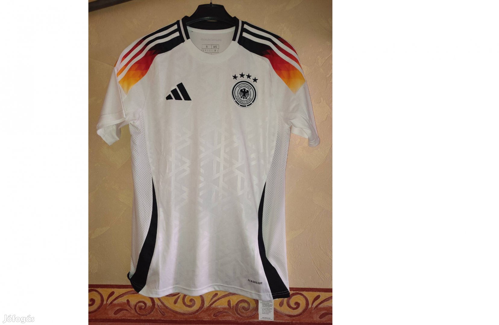 Német válogatott eredeti adidas EURO2024 fehér mez (S, XL)