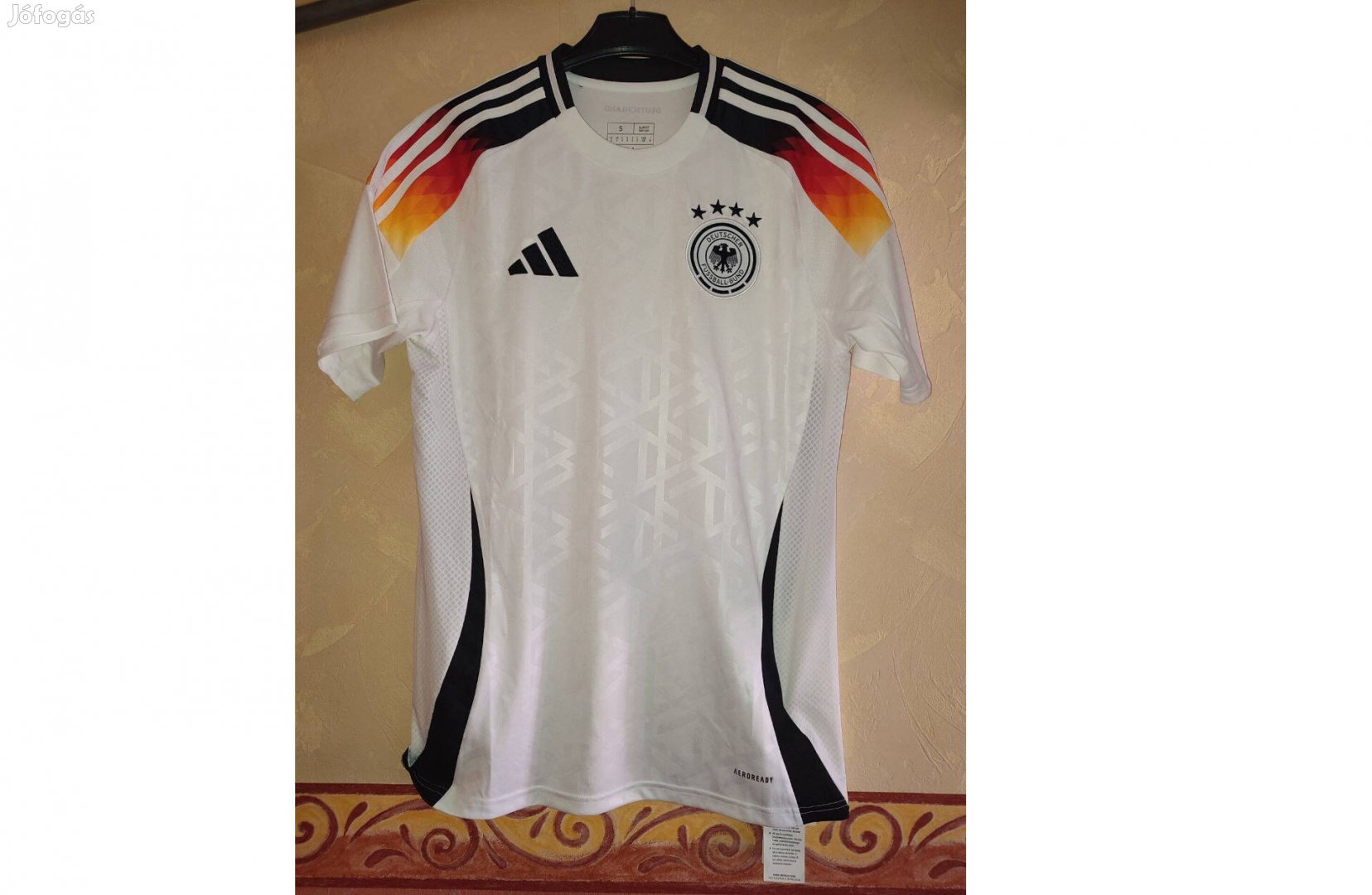 Német válogatott eredeti adidas EURO2024 fehér mez (S, XL)