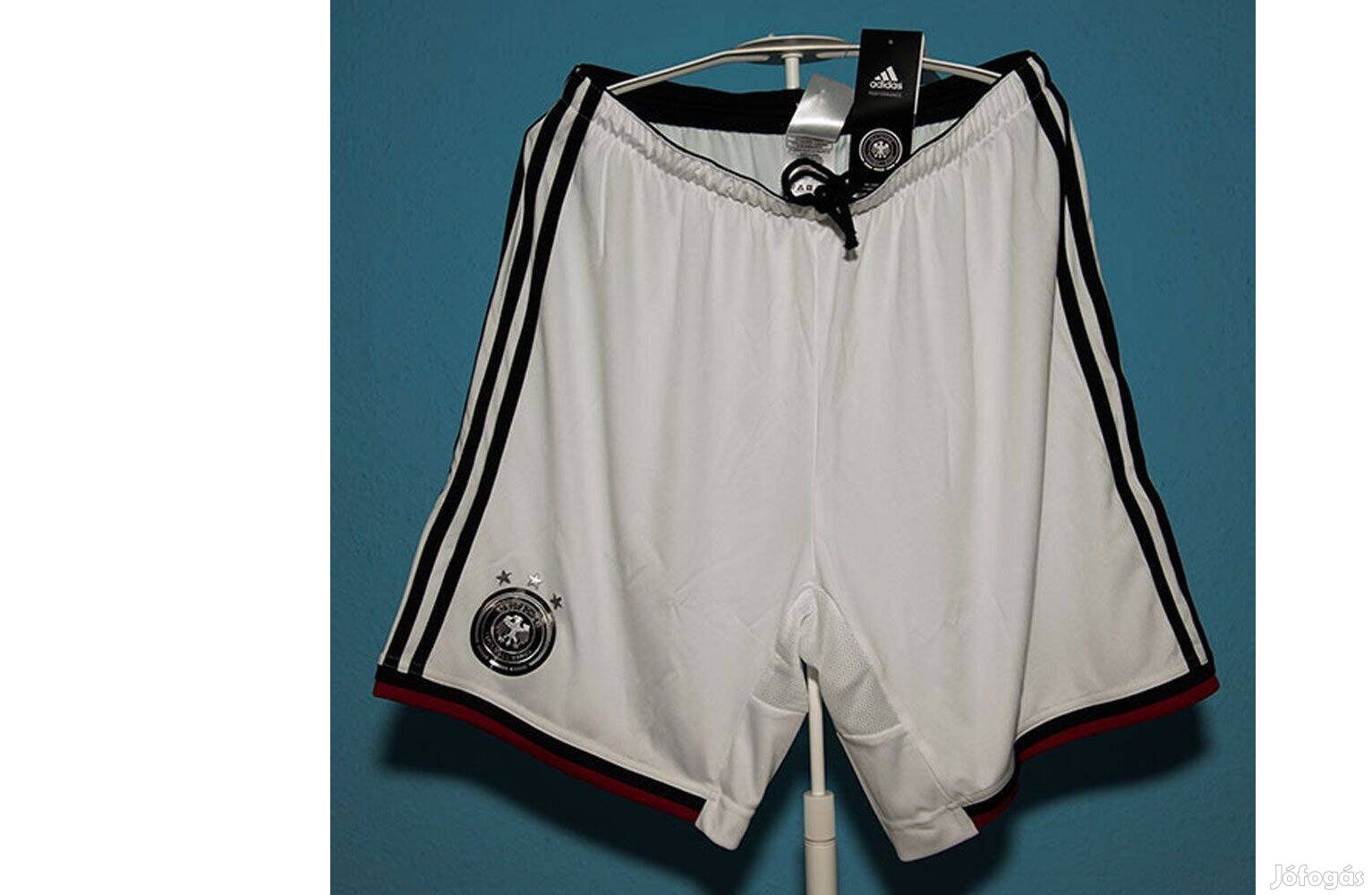 Német válogatott eredeti adidas fehér nadrág (új, címkés)